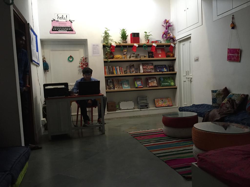 Doodle Rack Hostel Dźajpur Zewnętrze zdjęcie