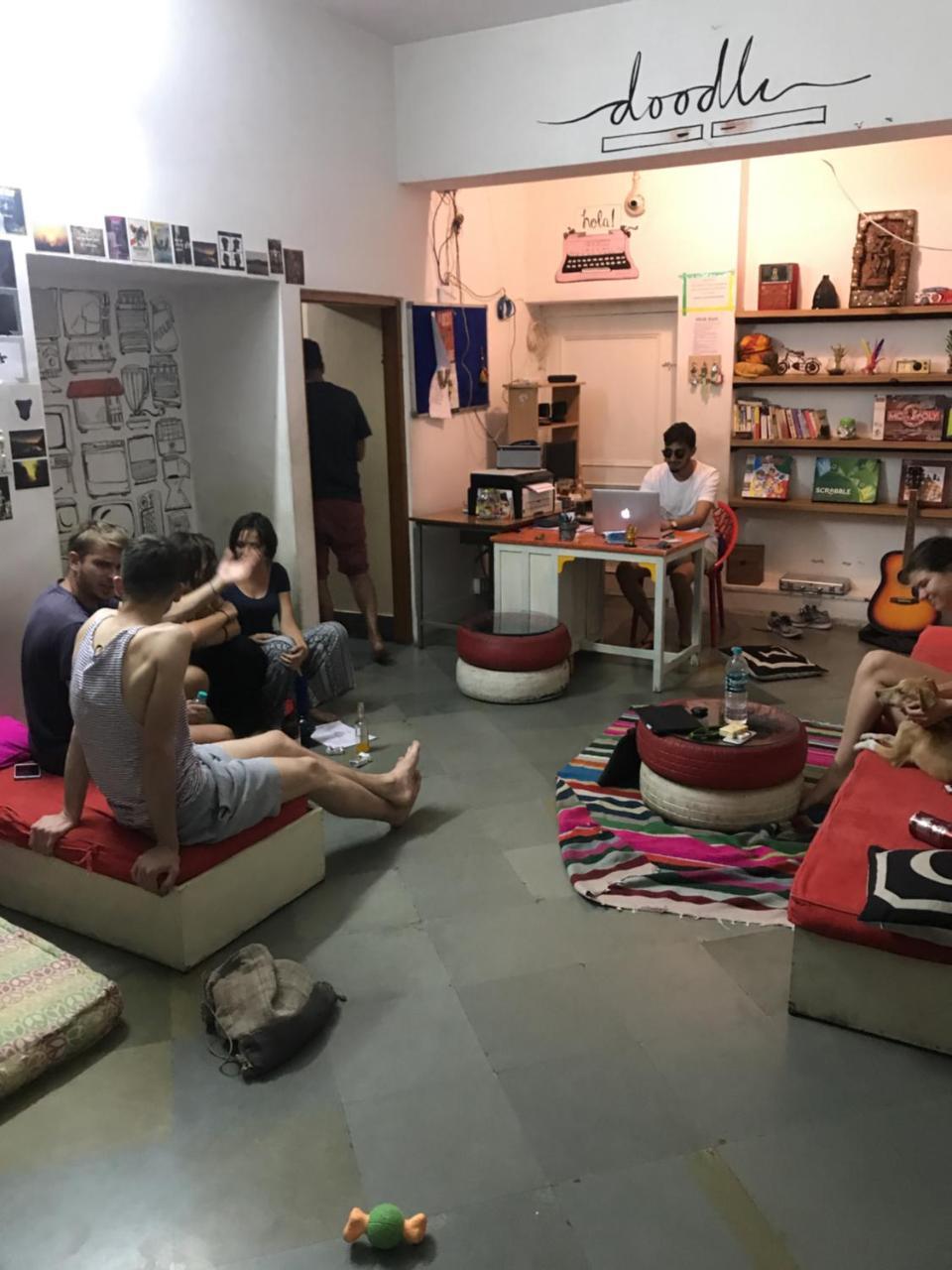 Doodle Rack Hostel Dźajpur Zewnętrze zdjęcie